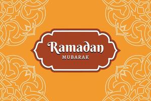 illustrazione vettoriale di ramadan kareem per banner post sui social media