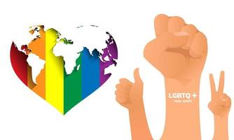 concetto di felice giorno dell'orgoglio per la comunità lgbtq. vettore