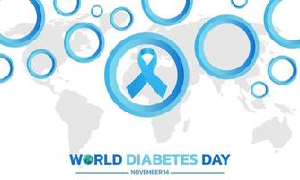 giornata mondiale del diabete vettore