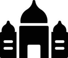 illustrazione vettoriale di taj mahal su uno sfondo. simboli di qualità premium. icone vettoriali per il concetto e la progettazione grafica.