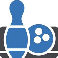 illustrazione vettoriale di bowling su uno sfondo simboli di qualità premium. icone vettoriali per il concetto e la progettazione grafica.