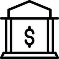 illustrazione vettoriale bancaria su uno sfondo simboli di qualità premium. icone vettoriali per il concetto e la progettazione grafica.