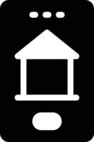 illustrazione vettoriale di banca mobile su uno sfondo simboli di qualità premium. icone vettoriali per il concetto e la progettazione grafica.