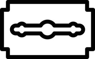 illustrazione vettoriale del rasoio su uno sfondo. simboli di qualità premium. icone vettoriali per il concetto e la progettazione grafica.