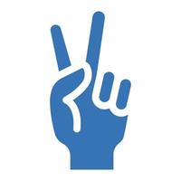 illustrazione vettoriale del gesto della mano su uno sfondo simboli di qualità premium. icone vettoriali per il concetto e la progettazione grafica.