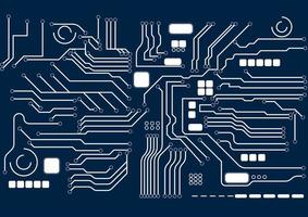 circuito di linea digitale di tecnologia dell'illustrazione di vettore del fondo della scheda madre della tecnologia