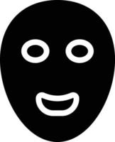 illustrazione vettoriale maschera facciale su uno sfondo simboli di qualità premium. icone vettoriali per il concetto e la progettazione grafica.