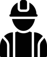 illustrazione vettoriale del lavoratore su uno sfondo simboli di qualità premium. icone vettoriali per il concetto e la progettazione grafica.