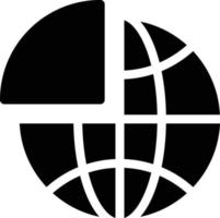 illustrazione vettoriale del grafico globale su uno sfondo simboli di qualità premium. icone vettoriali per il concetto e la progettazione grafica.