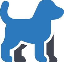 illustrazione vettoriale del cane su uno sfondo. simboli di qualità premium. icone vettoriali per il concetto e la progettazione grafica.