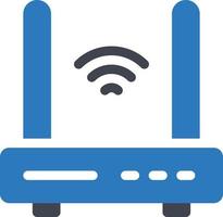 modem wifi illustrazione vettoriale su uno sfondo simboli di qualità premium. icone vettoriali per il concetto e la progettazione grafica.