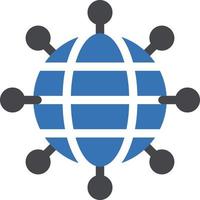 illustrazione vettoriale di condivisione globale su uno sfondo simboli di qualità premium. icone vettoriali per il concetto e la progettazione grafica.