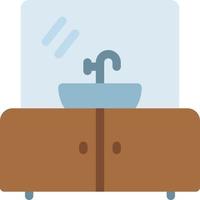 illustrazione vettoriale del lavabo su uno sfondo simboli di qualità premium. icone vettoriali per il concetto e la progettazione grafica.