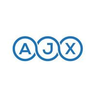 ajx lettera logo design su sfondo bianco. ajx creative iniziali lettera logo concept. disegno della lettera ajx. vettore