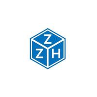 zzh lettera logo design su sfondo bianco. zzh creative iniziali lettera logo concept. disegno della lettera zzh. vettore