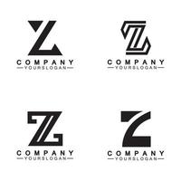 z lettera logo concept.z lettera caratteri creativi monogramma icona simbolo. vettore