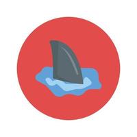 icona vettore squalo oceanico adatta per lavori commerciali e modifica o modifica facilmente