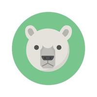 icona vettore animale orso che è adatta per lavori commerciali e modificala o modificala facilmente