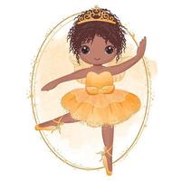 carina ballerina in abito giallo