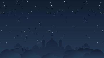 disegno di sfondo islamico. sfondo del ramadan kareem. sfondo di eid mubarak vettore