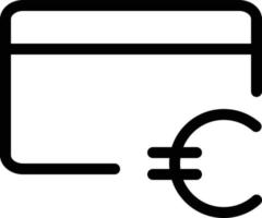 illustrazione vettoriale dell'euro su uno sfondo. simboli di qualità premium. icone vettoriali per il concetto e la progettazione grafica.