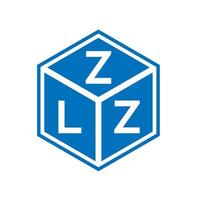 zlz lettera logo design su sfondo bianco. zlz creative iniziali lettera logo concept. disegno della lettera zlz. vettore