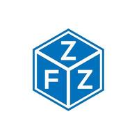 zfz lettera logo design su sfondo bianco. zfz creative iniziali lettera logo concept. disegno della lettera zfz. vettore