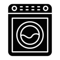 stile icona lavatrice vettore