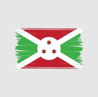 pennellate bandiera burundi. bandiera nazionale vettore