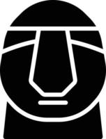moai cile illustrazione vettoriale su uno sfondo simboli di qualità premium. icone vettoriali per il concetto e la progettazione grafica.