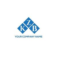 . kzb creative iniziali lettera logo concept. kzb lettera design.kzb lettera logo design su sfondo bianco. kzb creative iniziali lettera logo concept. disegno della lettera kzb. vettore