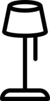 illustrazione vettoriale della lampada su uno sfondo. simboli di qualità premium. icone vettoriali per il concetto e la progettazione grafica.