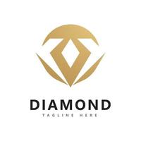 modello di disegno vettoriale logo diamante