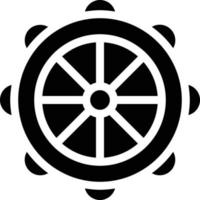 illustrazione vettoriale di impostazione della ruota su uno sfondo. simboli di qualità premium. icone vettoriali per il concetto e la progettazione grafica.