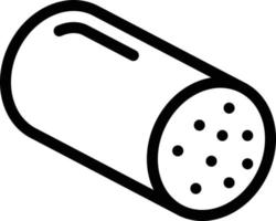 illustrazione vettoriale di cetriolo su uno sfondo simboli di qualità premium. icone vettoriali per il concetto e la progettazione grafica.
