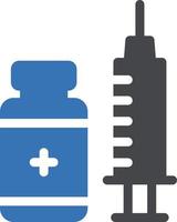 illustrazione vettoriale di vaccinazione su uno sfondo simboli di qualità premium. icone vettoriali per il concetto e la progettazione grafica.