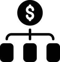 illustrazione vettoriale della rete del dollaro su uno sfondo. simboli di qualità premium. icone vettoriali per il concetto e la progettazione grafica.