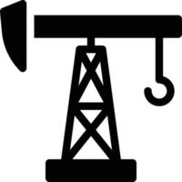 illustrazione vettoriale dell'industria petrolifera su uno sfondo. simboli di qualità premium. icone vettoriali per il concetto e la progettazione grafica.