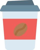 illustrazione vettoriale della tazza di caffè su uno sfondo simboli di qualità premium. icone vettoriali per il concetto e la progettazione grafica.