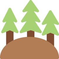 illustrazione vettoriale foresta su uno sfondo. simboli di qualità premium. icone vettoriali per il concetto e la progettazione grafica.