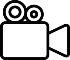 illustrazione vettoriale di registrazione video su uno sfondo simboli di qualità premium. icone vettoriali per il concetto e la progettazione grafica.