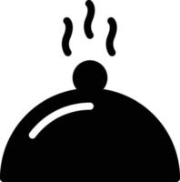 illustrazione vettoriale di piatto caldo su uno sfondo simboli di qualità premium. icone vettoriali per il concetto e la progettazione grafica.