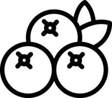 illustrazione vettoriale di mirtillo su uno sfondo simboli di qualità premium. icone vettoriali per il concetto e la progettazione grafica.