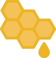 illustrazione vettoriale di miele su uno sfondo. simboli di qualità premium. icone vettoriali per il concetto e la progettazione grafica.