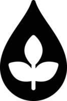 illustrazione vettoriale dell'acqua ecologica su uno sfondo simboli di qualità premium. icone vettoriali per il concetto e la progettazione grafica.