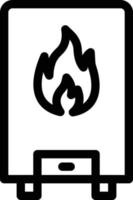 illustrazione vettoriale di geyser su uno sfondo. simboli di qualità premium. icone vettoriali per il concetto e la progettazione grafica.