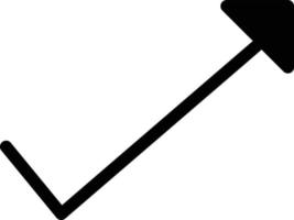 freccia su illustrazione vettoriale su uno sfondo simboli di qualità premium. icone vettoriali per il concetto e la progettazione grafica.