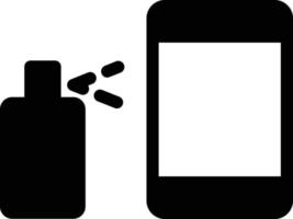 illustrazione vettoriale mobile pulita su uno sfondo. simboli di qualità premium. icone vettoriali per il concetto e la progettazione grafica.