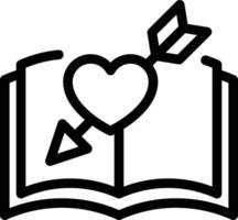 illustrazione vettoriale del cuore di cupido su uno sfondo. simboli di qualità premium. icone vettoriali per il concetto e la progettazione grafica.