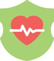 illustrazione vettoriale del battito cardiaco su uno sfondo. simboli di qualità premium. icone vettoriali per il concetto e la progettazione grafica.